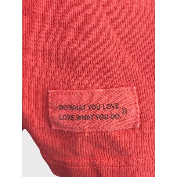 Life is Good Merry Santa Hat Red V-Neck Long Sleeve Holiday Christmas Shirt - Picture 3 of 5